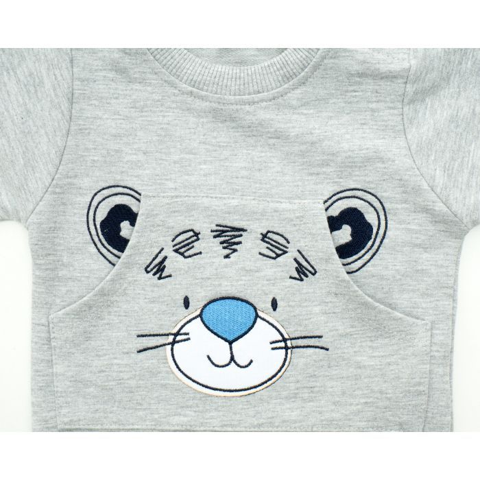 Спортивный костюм детский Breeze с тигриком (22128-80B-gray) изображение 4