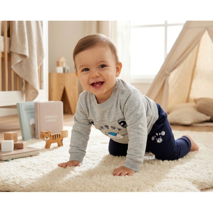 Спортивный костюм детский Breeze с тигриком (22128-80B-gray) изображение 9