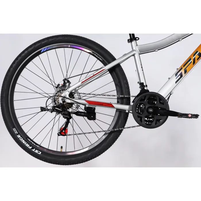 Велосипед Space 27.5" LYRA DD FR рама-15" AL 2026 сріблясто-зелений (OPS-SP-27.5-096) изображение 5