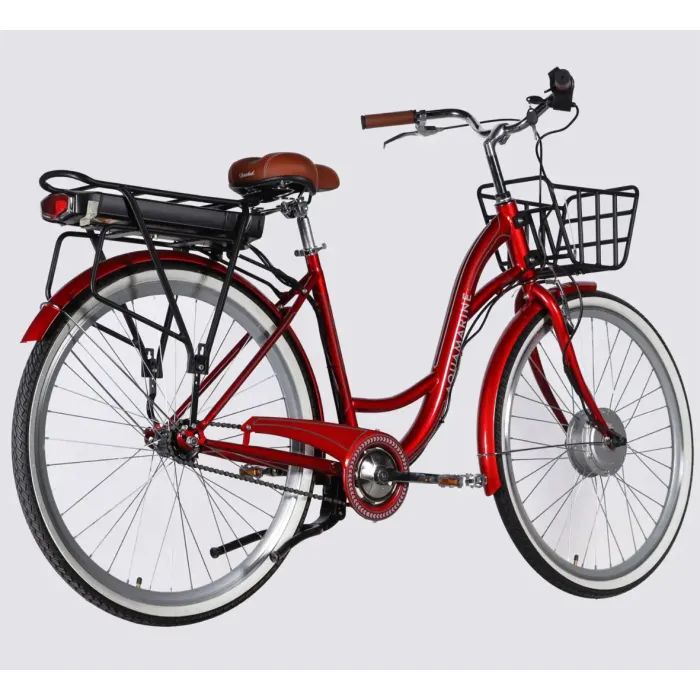 Електровелосипед Dorozhnik 28" eAQUAMARINE BH рама-19" 36B 13А*г 500Вт 2026 зелений (ELB-D-28-136) зображення 3