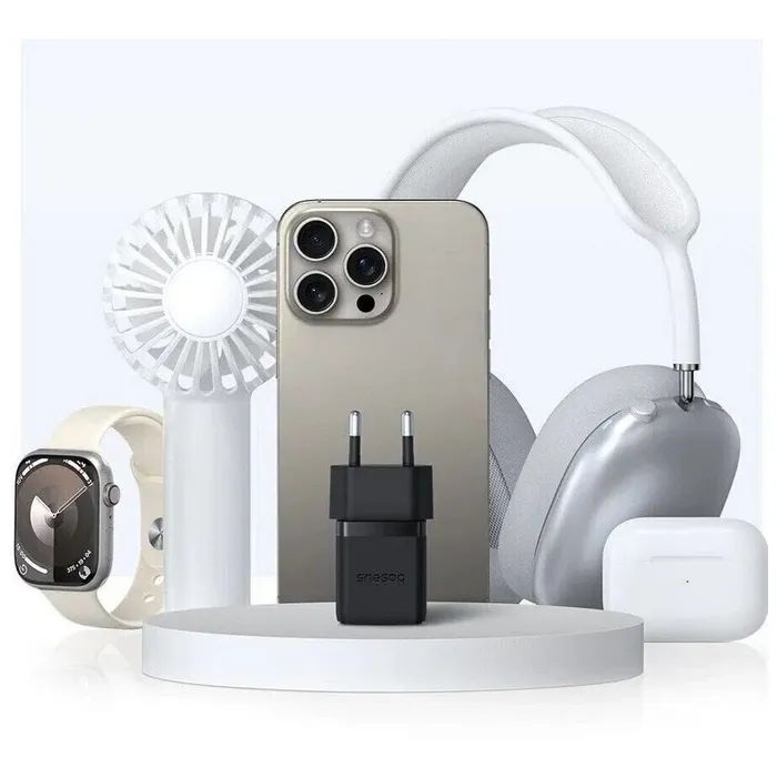 Зарядний пристрій Baseus 1xUSB-C PD20W + 1xUSB + cable USB-C to USB-C white (P10111608113-01) зображення 9