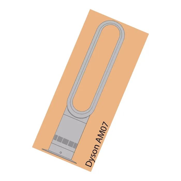 Вентилятор Dyson АМ07 Tower Fan EU Wh/Sv (300912-01)