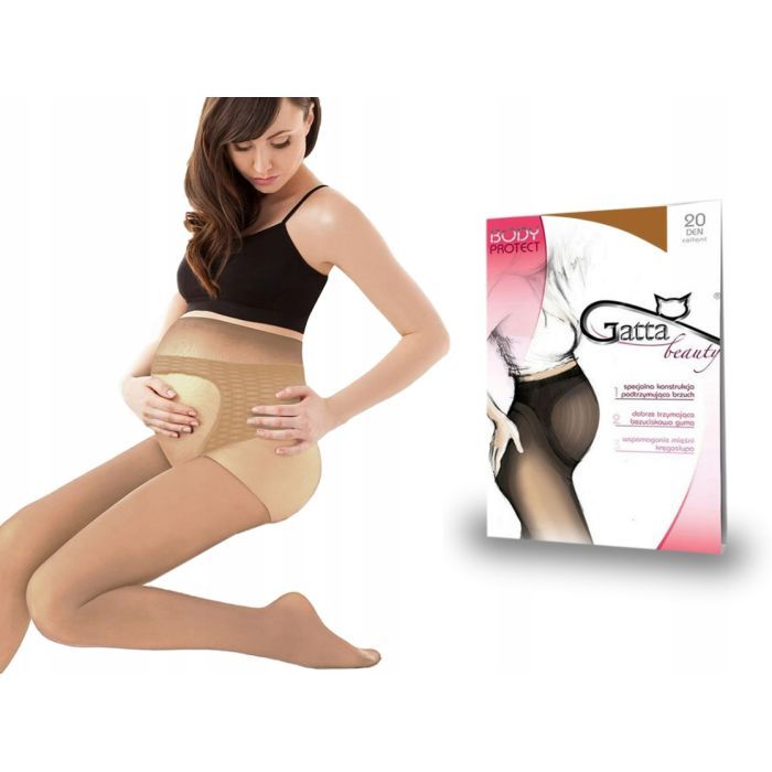 Колготы Gatta Body Protect Для беременных 20 Den Beige - 2 (5900042061456) изображение 3
