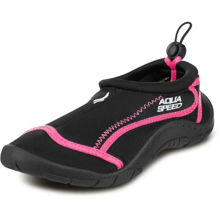 Аквашузы Aqua Speed Aqua Shoe Model 704-19 чорний, малиновий 37 (5908217695628)