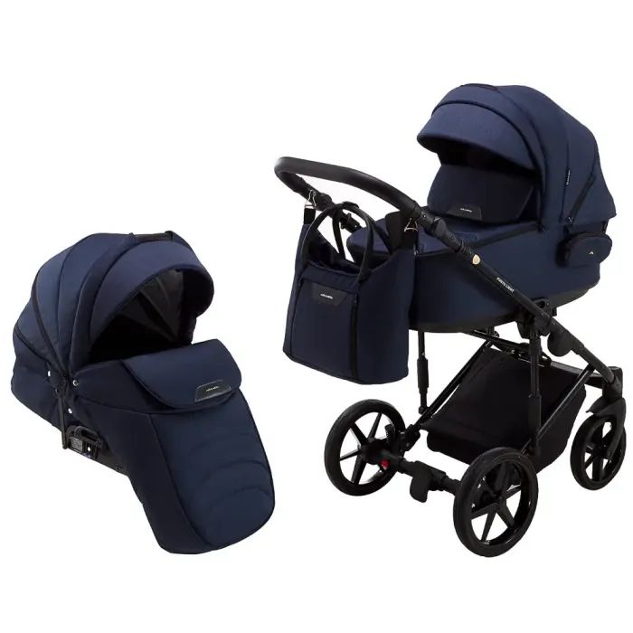 Коляска Adamex 2 в 1 Porto Light Tip TK-12 темно-синій (625698)