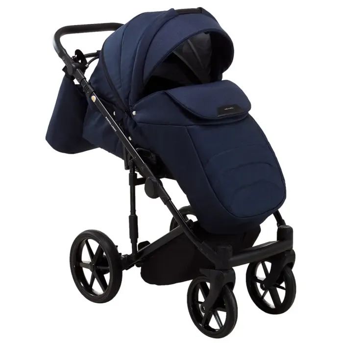 Коляска Adamex 2 в 1 Porto Light Tip TK-12 темно-синій (625698) изображение 7