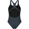 Купальник Arena Team Swimsuit Swim Pro Solid 004760-504 темно-сірий 38 (3468337617358) зображення 4