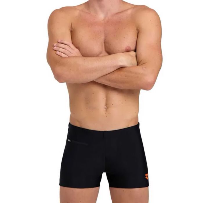 Плавки Arena Zip Swim Short 006159-500 чорний 90 (3468336881026) изображение 3