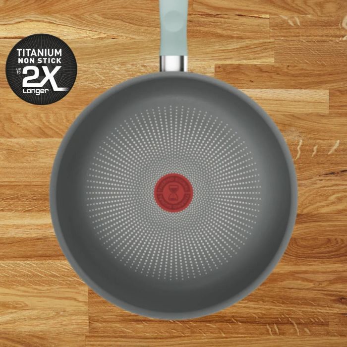 Сковорода Tefal Halo EUCALYPTUS, 20см, алюміній, бакеліт, сірий (G0160202) зображення 6
