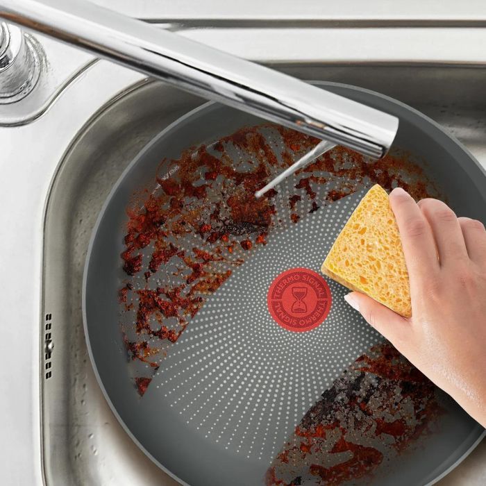 Сковорода Tefal Halo EUCALYPTUS, 20см, алюміній, бакеліт, сірий (G0160202) зображення 7