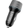 Зарядний пристрій BOROFONE 1xUSB-C PD30W + 1xUSB QC3.0 48W car adapter black (6941991101175) зображення 4