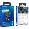 Зарядний пристрій BOROFONE 1xUSB-C PD30W + 1xUSB QC3.0 48W car adapter black (6941991101175) зображення 5