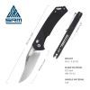 Ніж SRM Retriever 9201, Black G10, Satin (9201_)