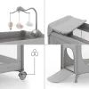 Детский манеж Kinderkraft с пеленатором Leody Up Grey (5902533930135) изображение 3