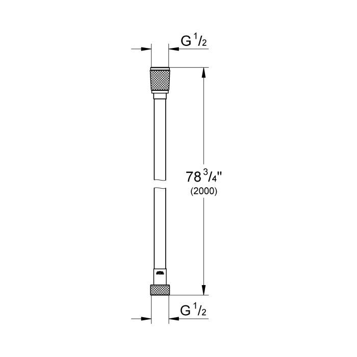 Шланг для душа Grohe VitalioFlex Silver TwistStop 2000 (27507001) зображення 3