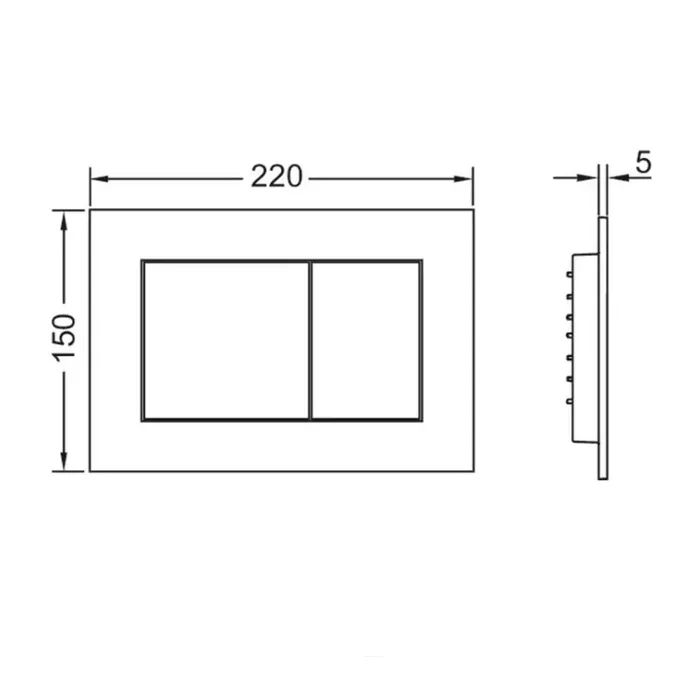 Инсталляция Tece для унітаза 4 в 1 (9400414) изображение 7