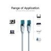 Патч-корд 0.75м UTP cat 5e RJ-45 blue Vention (VAP-A10-S075) изображение 4