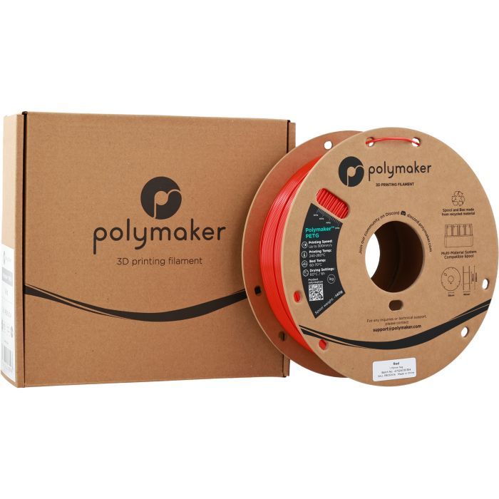 Пластик для 3D-принтера Polymaker PETG 1,75mm 1kg DARK GREY (PB05008) зображення 3