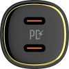 Зарядное устройство LDNIO 2xUSB-C PD30W 60W car adapter black (C104) изображение 5