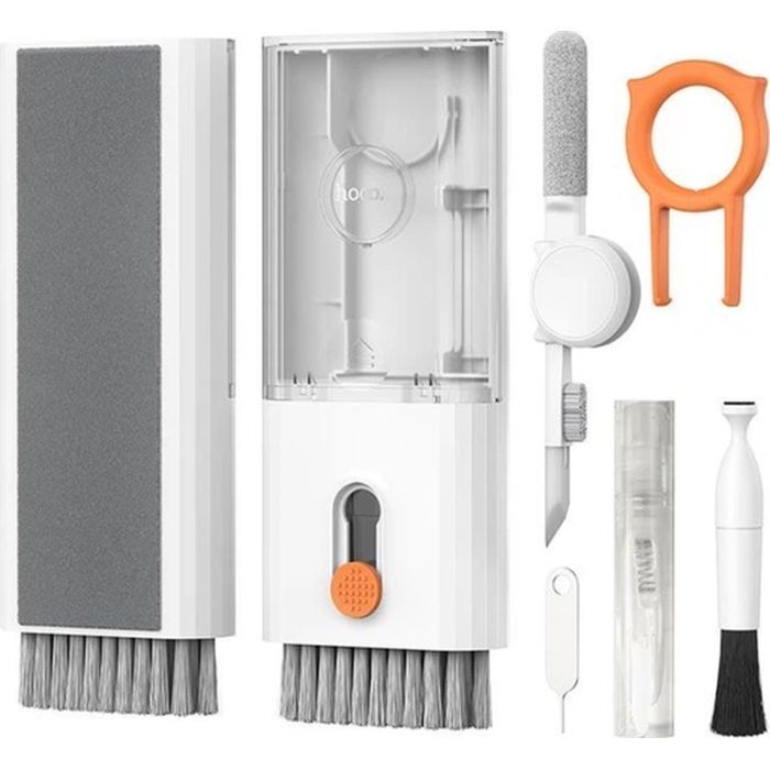 Универсальный чистящий набор HOCO UT2 Mr. Gadget 10in1, White (Hoco UT2) изображение 4