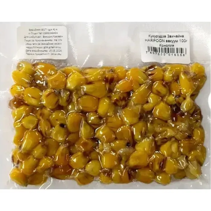 Прикормка Harpoon Кукурудза звичайна вакуум 100г Конопля (7407000016056)