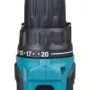 Шуруповерт Makita DDF490WV, 18V, АКБ 1x2Ah, 27·65Нм, 0-500·0-1900об/хв, кейс, 1.4кг (DDF490WV) зображення 5