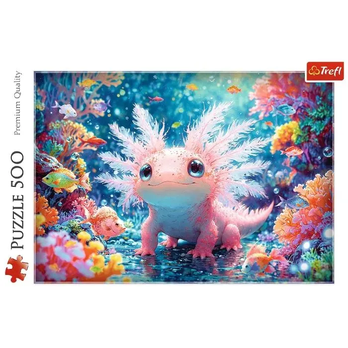 Пазл Trefl Милий аксолотль 500 елементів (5900511375367) зображення 3