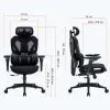 Крісло ігрове GamePro EDGE GC820MB Black (GC820MB) зображення 17