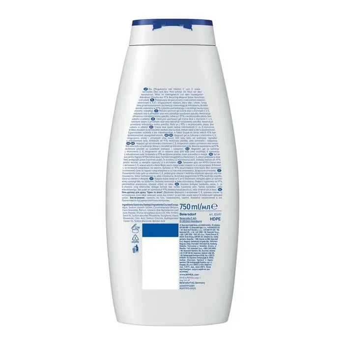 Гель для душа Nivea Creme Aloe Care Shower 750 мл (4005900648181) изображение 2
