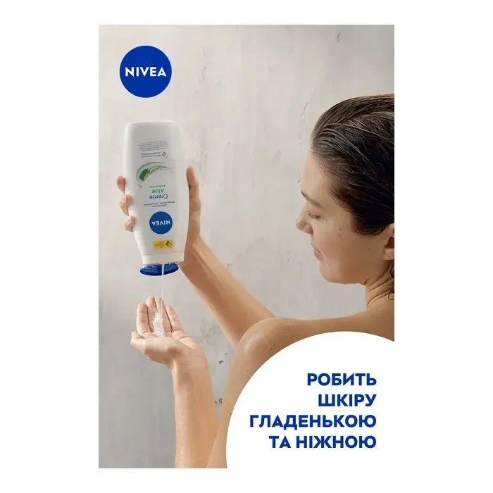 Гель для душа Nivea Creme Aloe Care Shower 750 мл (4005900648181) изображение 8