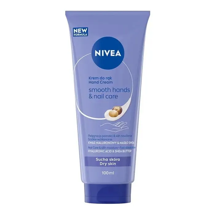 Крем для рук Nivea Smooth Hands & Nail Care Hand Cream 100 мл (9005800398747)