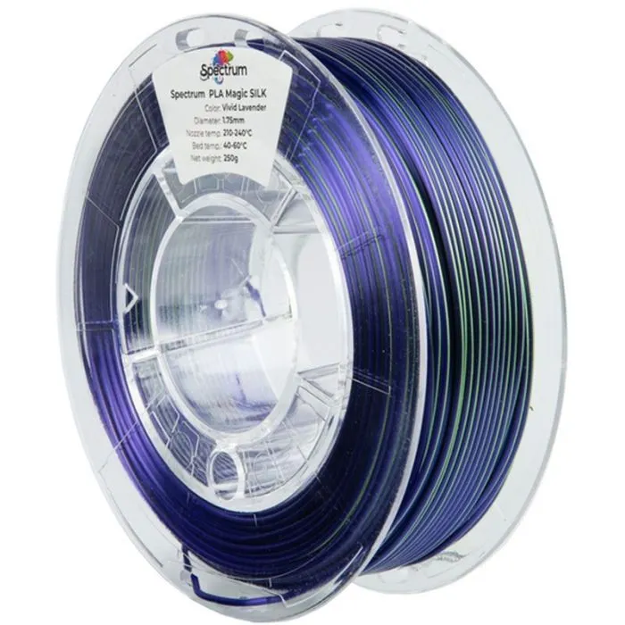 Пластик для 3D-принтера Spectrum PLA Magic SILK 1.75mm 0.25kg Vivid Lavender (81401)