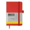 Книга записна Buromax ETALON 95 х 140 мм, 96 аркушів, клітинка, червоний (BM.296160-05)