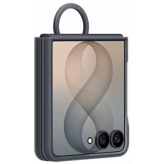 Чохол до мобільного телефона Samsung Galaxy Flip 8 Silicone Ring Magnet Graphite (EF-EF776CBEGUA) зображення 4
