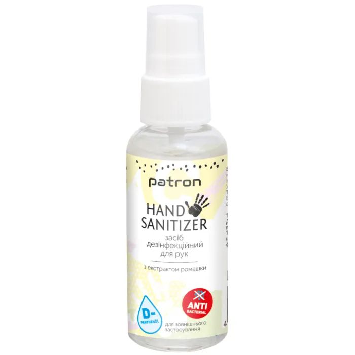 Антисептик для рук Patron Camomile 100 мл (F3-037)