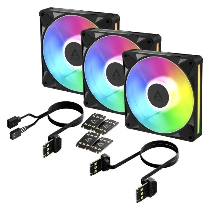 Кулер для корпуса Arctic BioniX P12 A-RGB 3-P (ACFAN00337A)