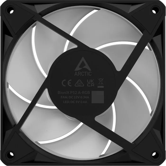 Кулер для корпуса Arctic BioniX P12 A-RGB 3-P (ACFAN00337A) изображение 9