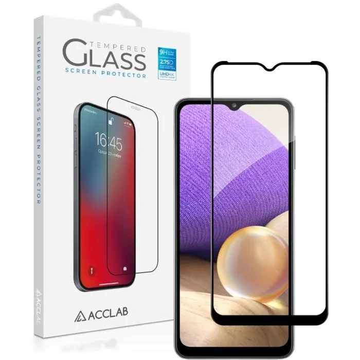 Стекло защитное ACCLAB Full Glue Samsung A32 5G Black (1283126549281)
