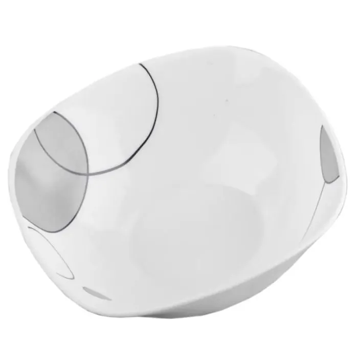 Салатник Vittora Square Сірі бульбашки 190 мм (V-190Sgb)