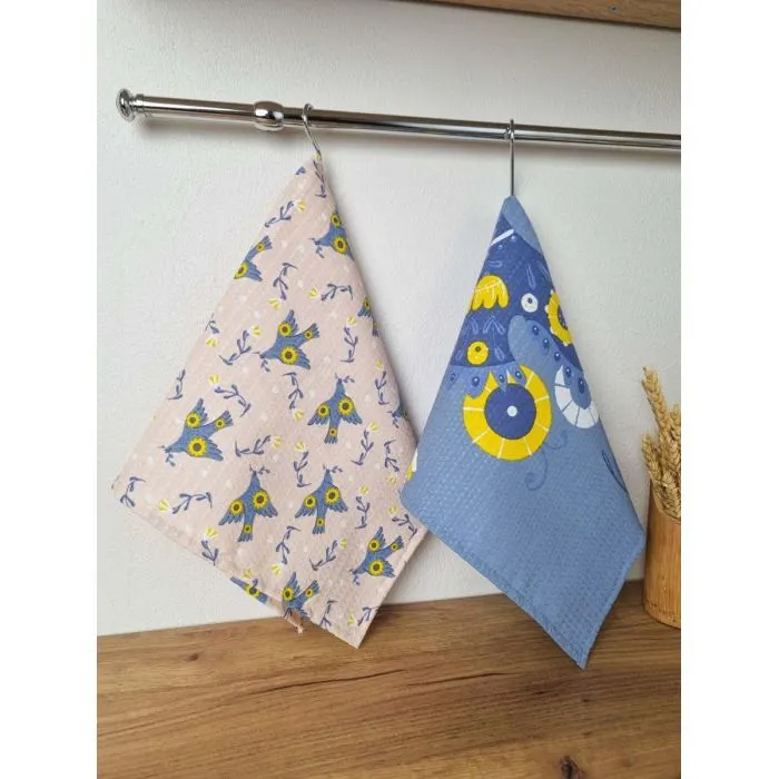 Рушник Прованс кухонний вафельний Україна 33 х 60 см (040494) зображення 2