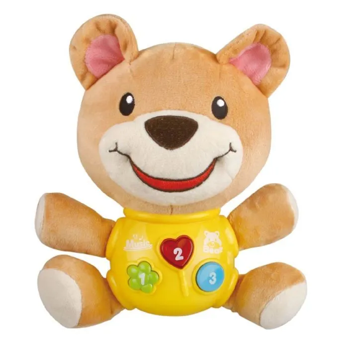 Интерактивная игрушка Iggy Ziggy Sunlike Мишка с музыкальными и световыми эффектами (3858894675357)