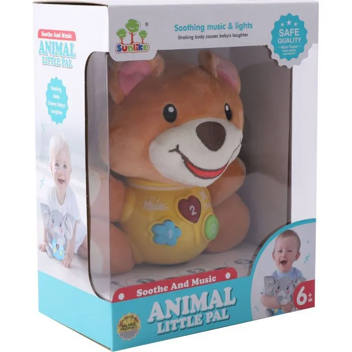 Интерактивная игрушка Iggy Ziggy Sunlike Мишка с музыкальными и световыми эффектами (3858894675357) изображение 2