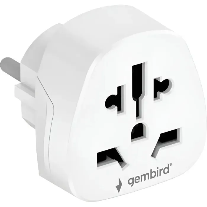 Перехідник US/UK/AU/CN/JP to EU 15 А Gembird (A-AC-EUMINTF)