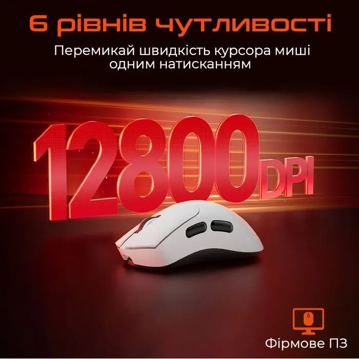 Мишка Meetion MT-GW13-A Wireless/Bluetooth/USB Black (MT-GW13-A) зображення 4