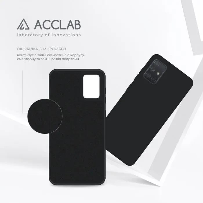 Чохол до мобільного телефона ACCLAB SoftShell Samsung Galaxy A71 Black (1283126560835) зображення 5