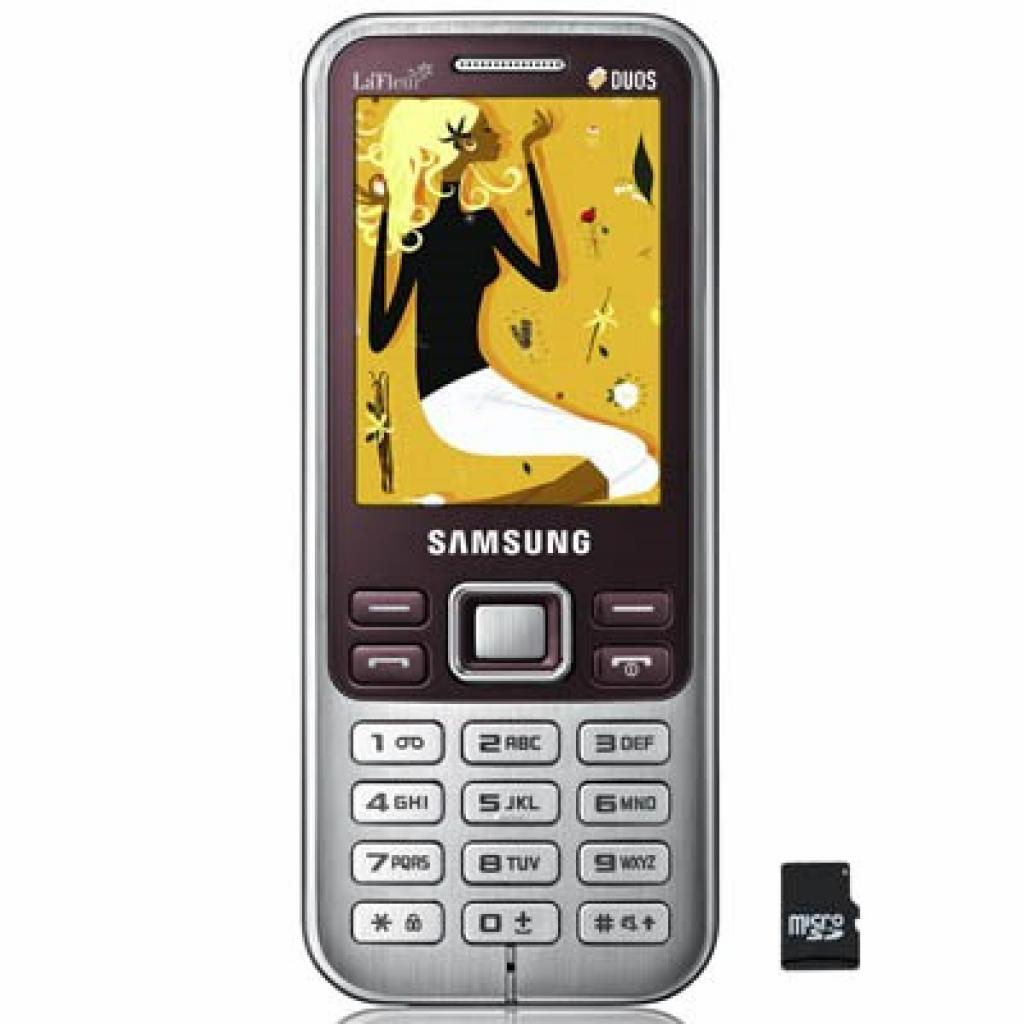 Мобільний телефон Samsung GT-C3322 (Duos) La Fleur Scarlet Red (GT-C3322SRI)