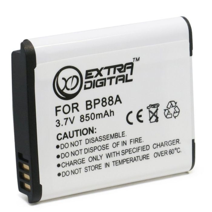Аккумулятор к фото/видео Extradigital Samsung BP88A (DV00DV1374) изображение 2