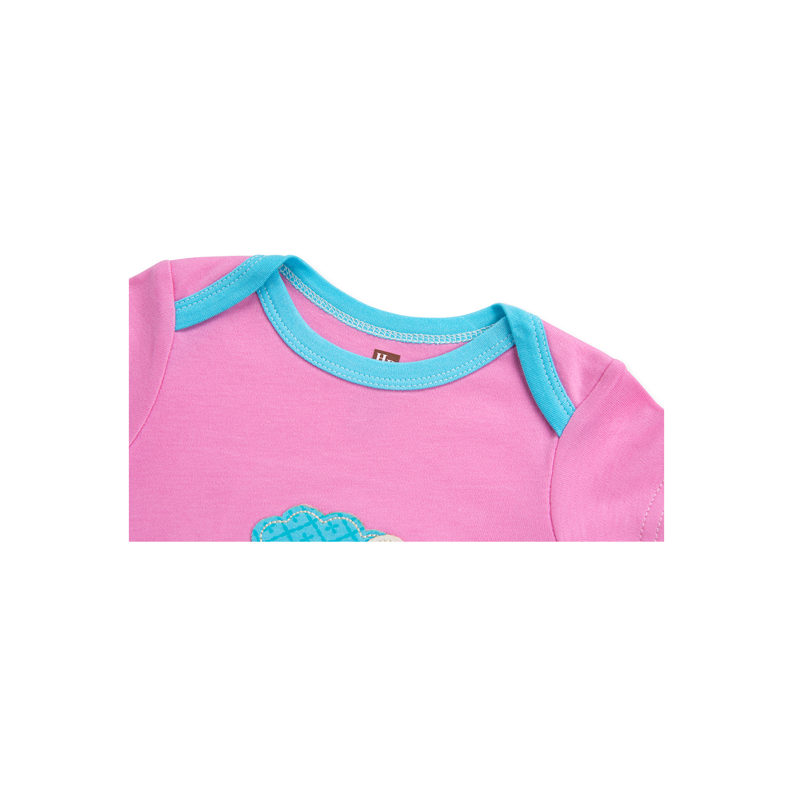 Набор детской одежды Luvable Friends из бамбука фиолетовый для девочек (68360.0-3.V) изображение 4