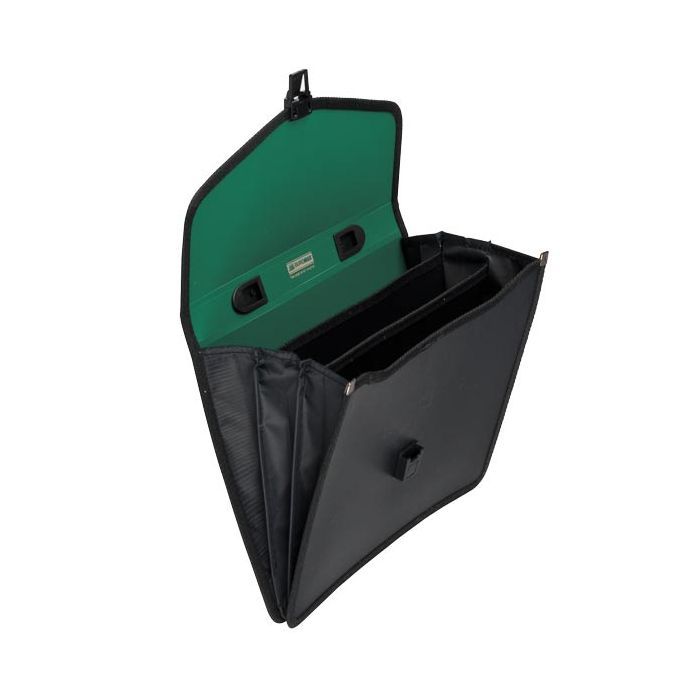 Папка - портфель Buromax 3 compartments, with a lock, blue (BM.3734-02) изображение 2