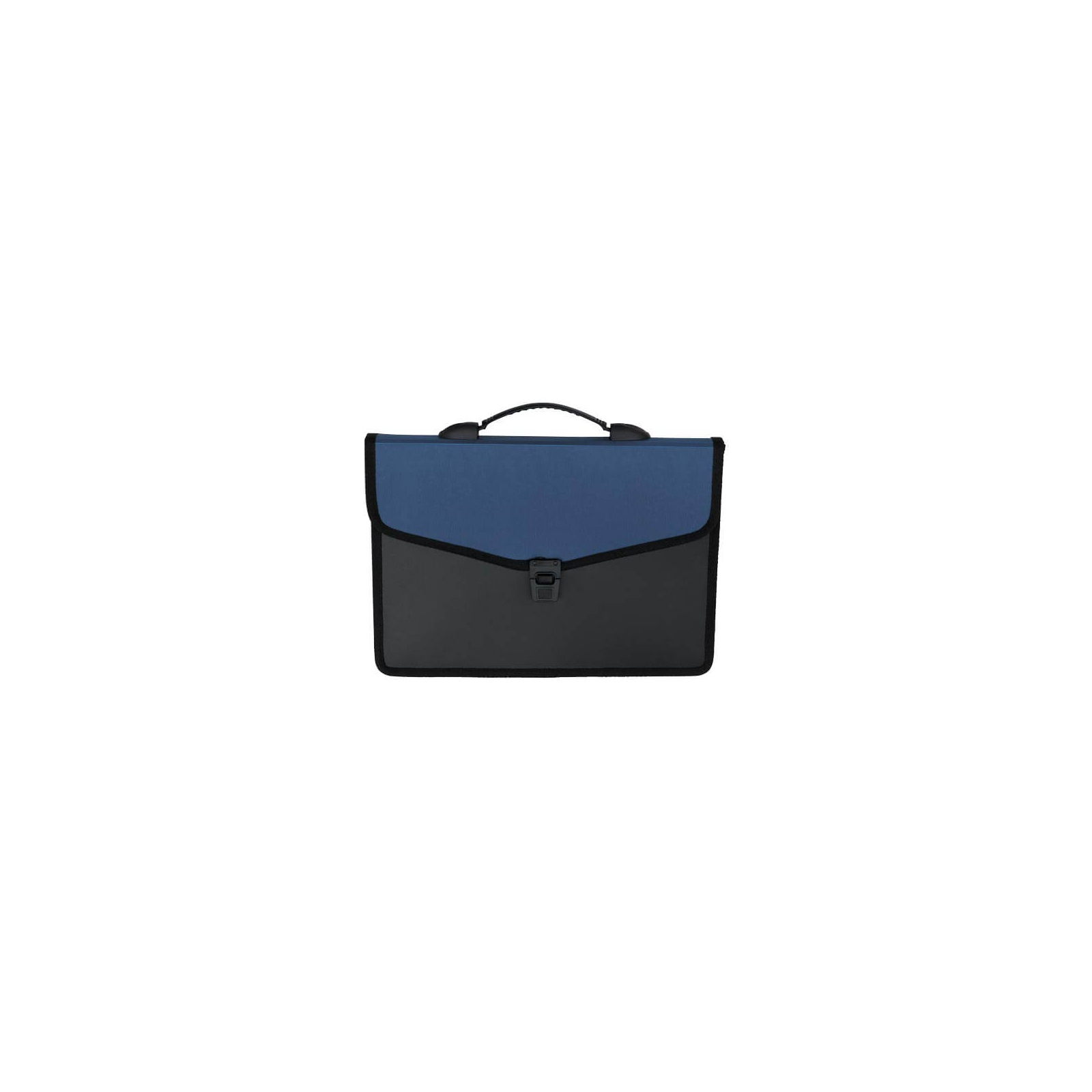Папка - портфель Buromax 3 compartments, with a lock, blue (BM.3734-02)